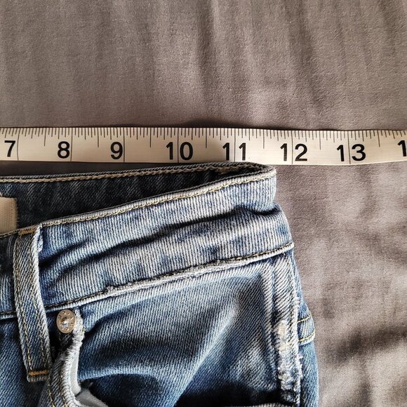 Amo Jeans Womens Size 25 Chloe Crop Medium Wash Button Fly - Picture 10 of 13